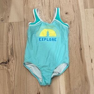 L.L. Bean Girls One Piece Swimsuit